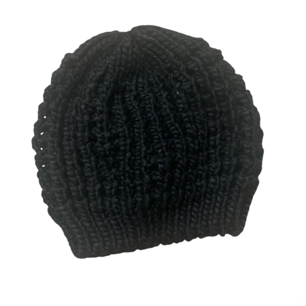 Beeline Women’s Black Glitter Winter Cap Hat - OSFA